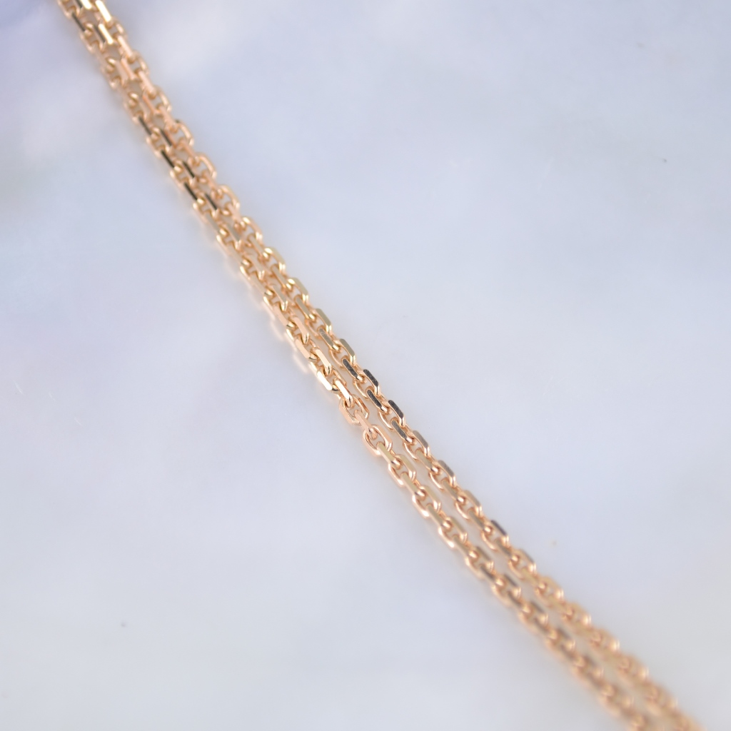 Золотая цепочка плетение якорное Якорь станочное на заказ (цена за грамм)