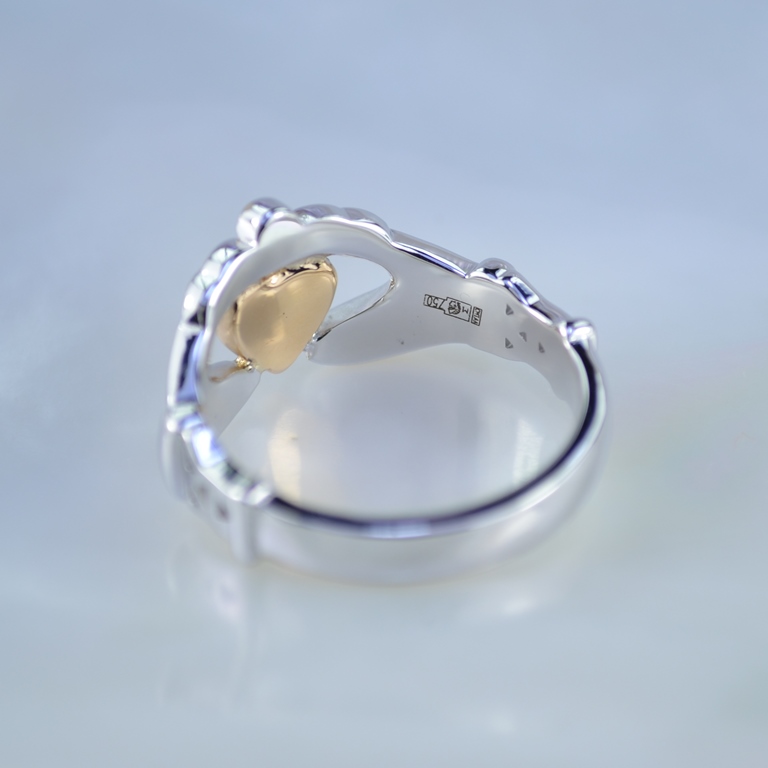 Кладдахское обручальное кольцо на заказ (Вес: 5,5 гр.)