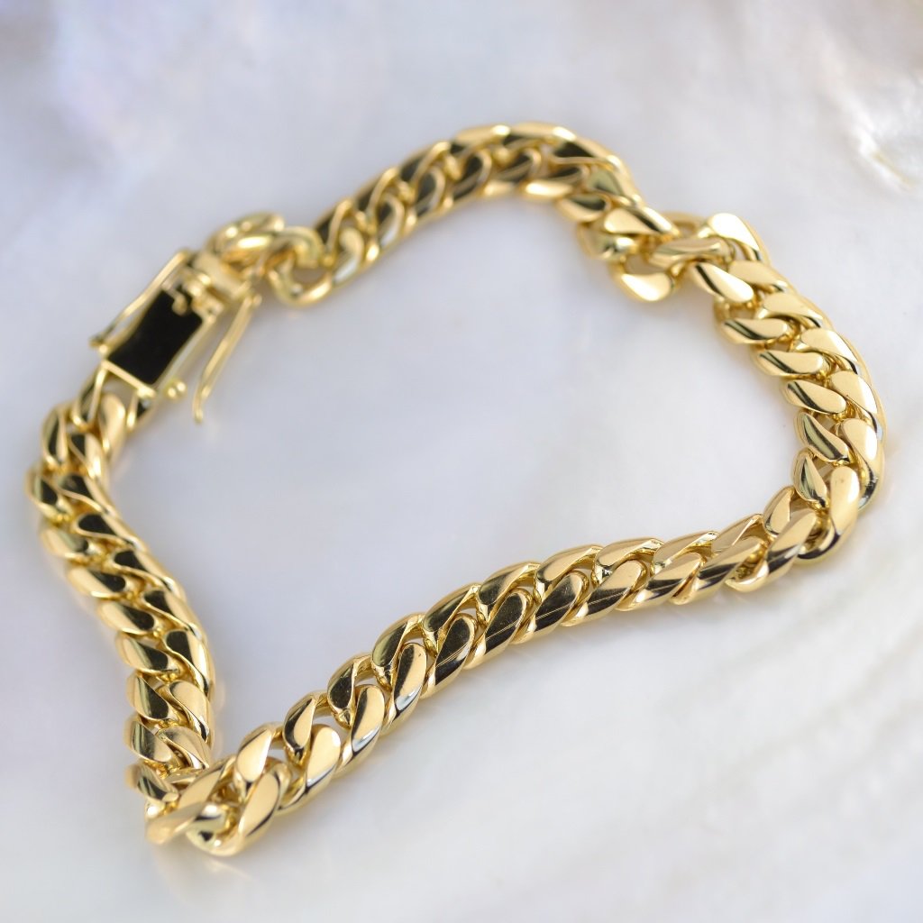 Мужской золотой браслет плетение Панцирное (цена за грамм)