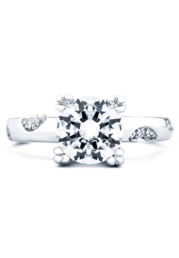 Помолвочное кольцо с бриллиантами 0,81 карат (Вес: 4 гр.)