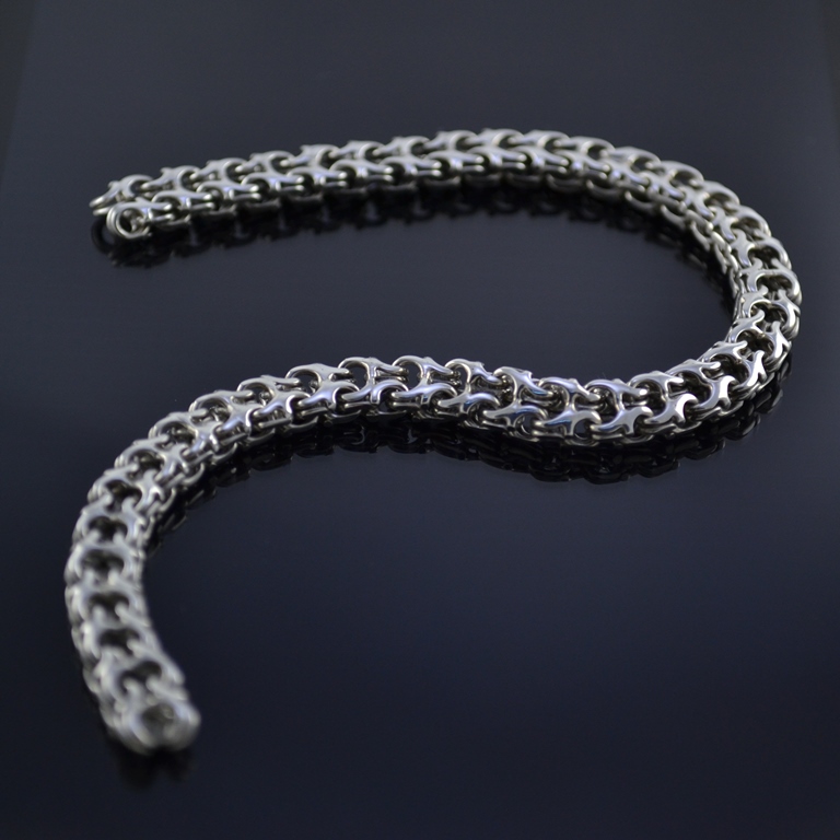 Серебряная цепочка плетение Рамзес (цена за грамм)