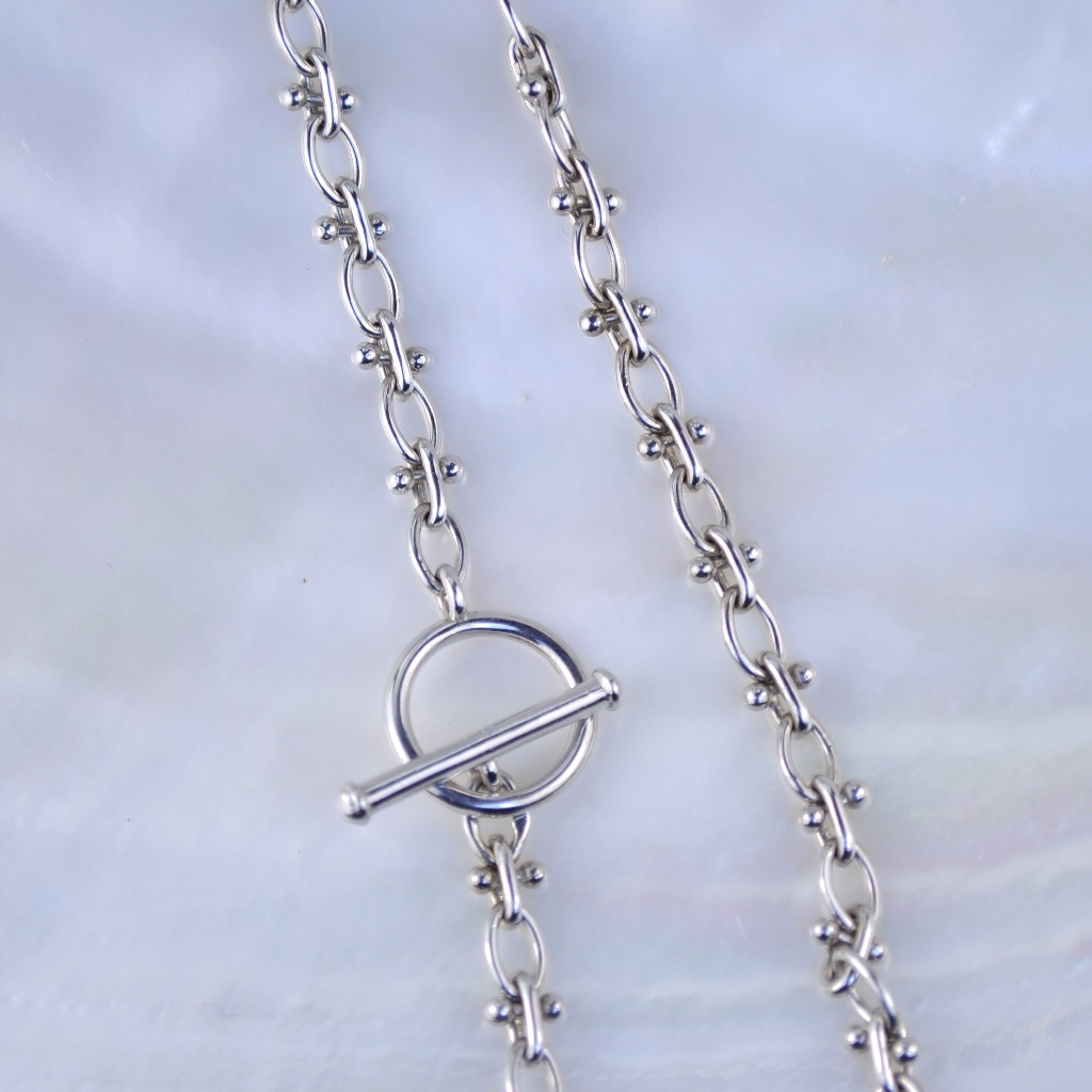 Серебряная цепочка оригинальное плетение Марсель (цена за грамм)