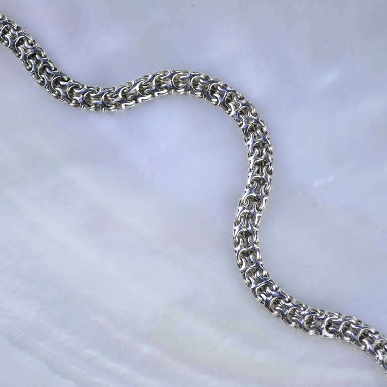 Серебряная цепочка плетение Рамзес (цена за грамм)