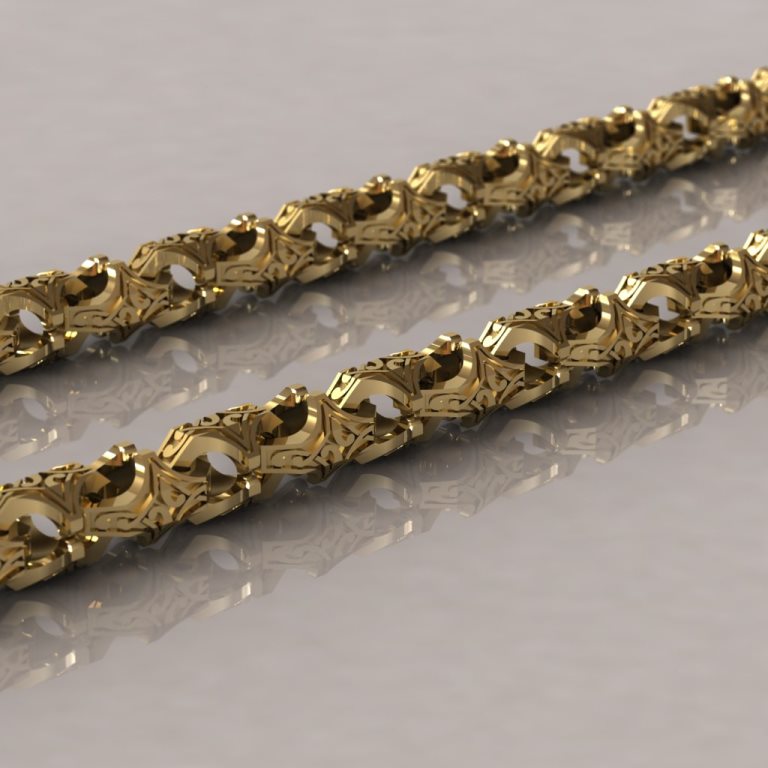 Плетение краб цепочки