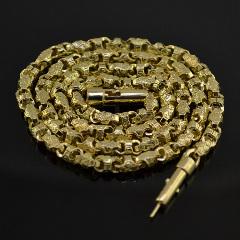Золотая цепочка плетение Краб Малый (цена за грамм)
