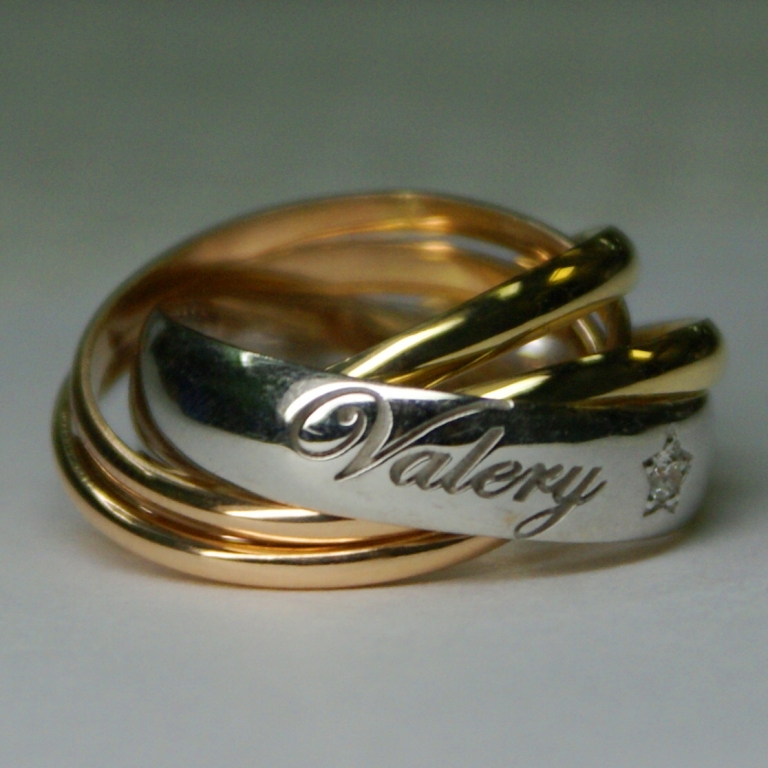 Кольцо Валери (Valery) на заказ (Вес: 8 гр.)