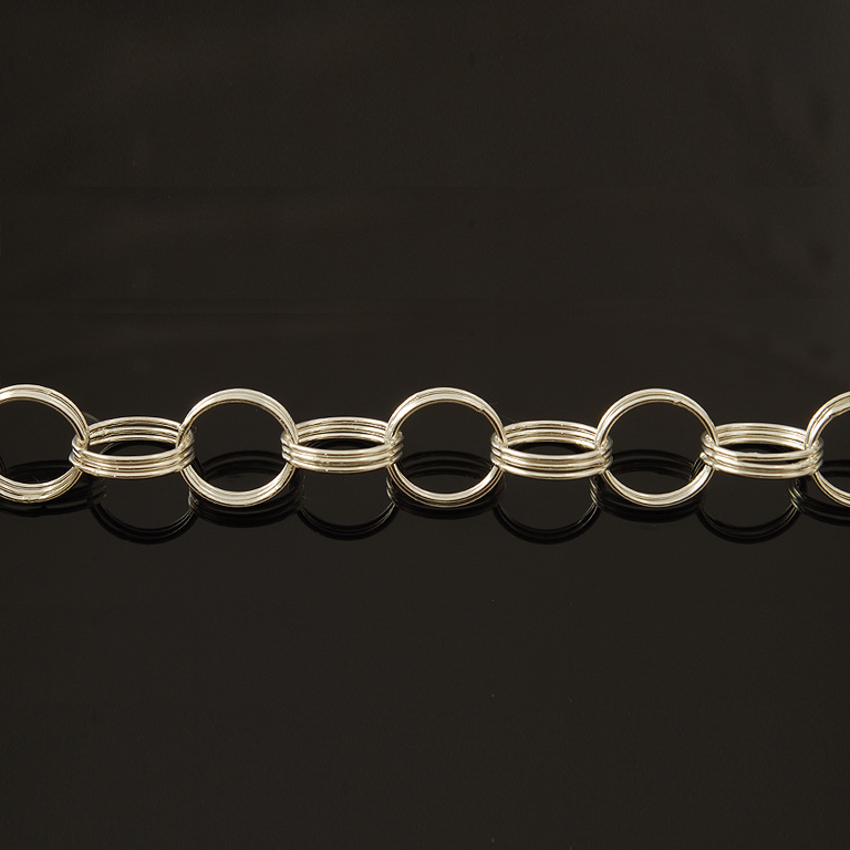 Серебряная цепочка на заказ плетение Штора (цена за грамм)