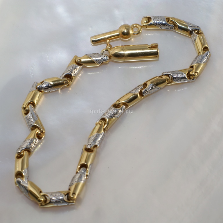Ювелирная мастерская Nota-Gold изготовила на заказ золотую цепочку.
