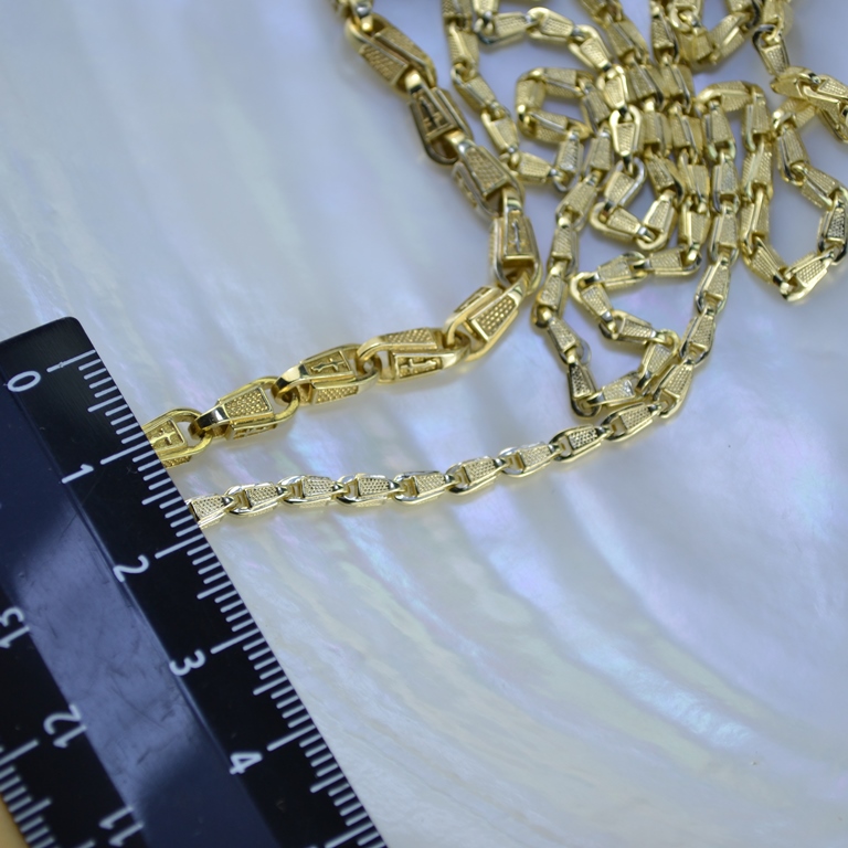 Золотая цепочка эксклюзивное плетение Православная Малая на заказ (цена за грамм)