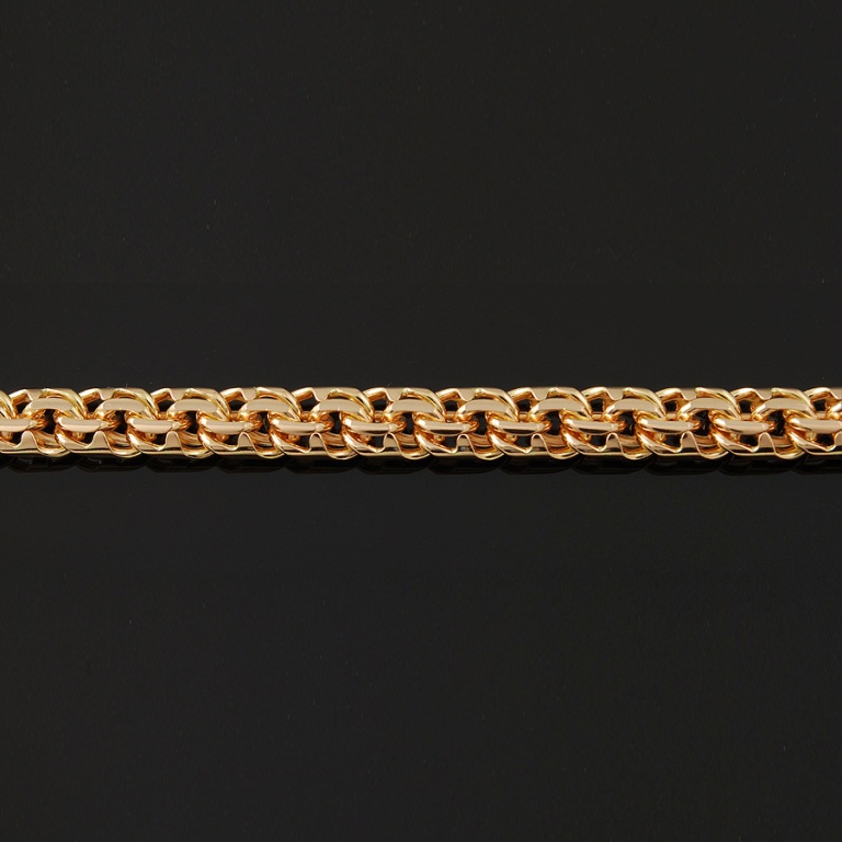 Золотая цепочка плетение Бисмарк Ручной (цена за грамм)
