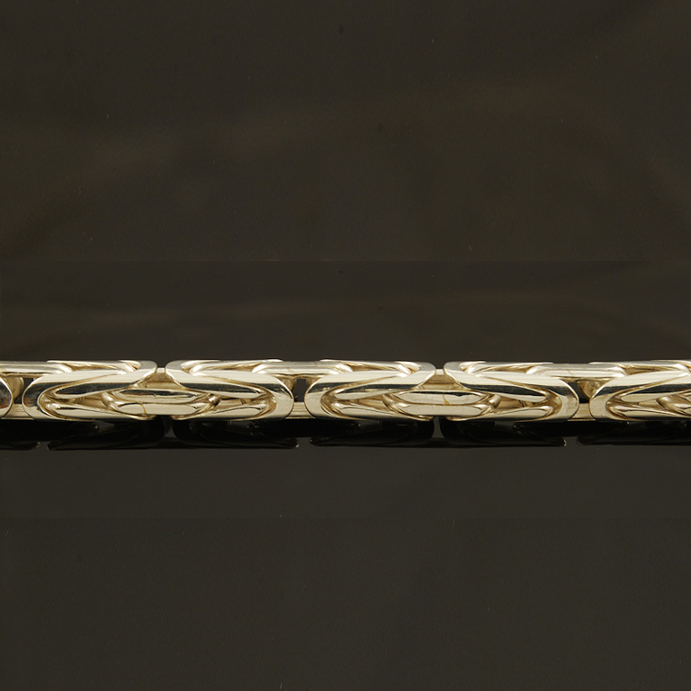 Серебряная цепочка на заказ плетение Лисий хвост Круг (цена за грамм)