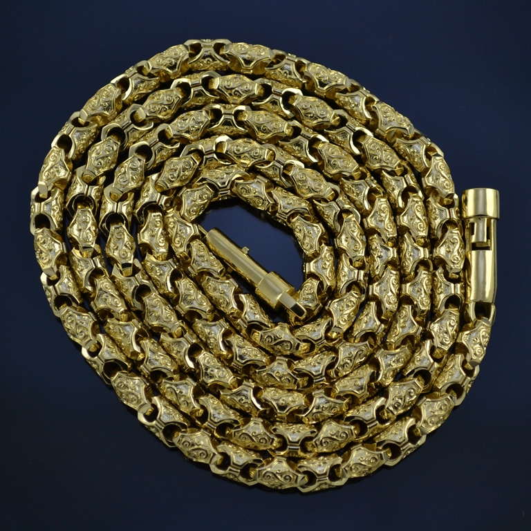 Золотая цепочка плетение Краб Малый (цена за грамм)