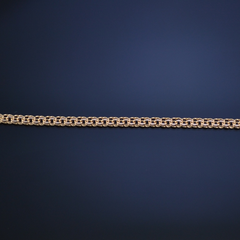 Золотая цепочка плетение Бисмарк станочное на заказ (цена за грамм)