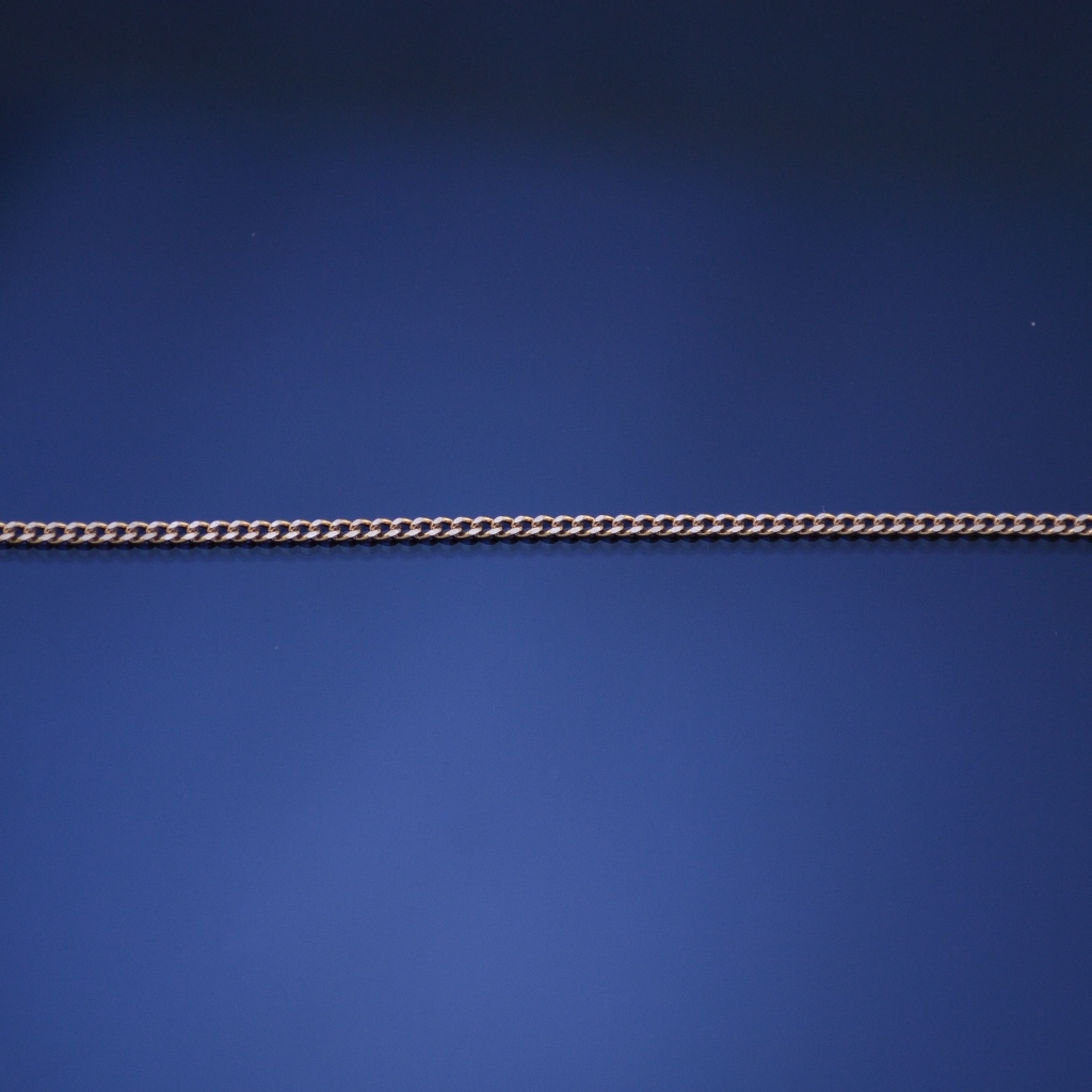 Золотая цепочка эксклюзивное плетение Панцирная одинарная узкая на заказ (цена за грамм)