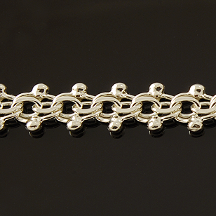 Серебряная цепочка на заказ плетение Гламур (цена за грамм)