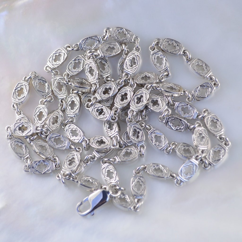 Серебряная цепочка эксклюзивное плетение Иань (цена за грамм)