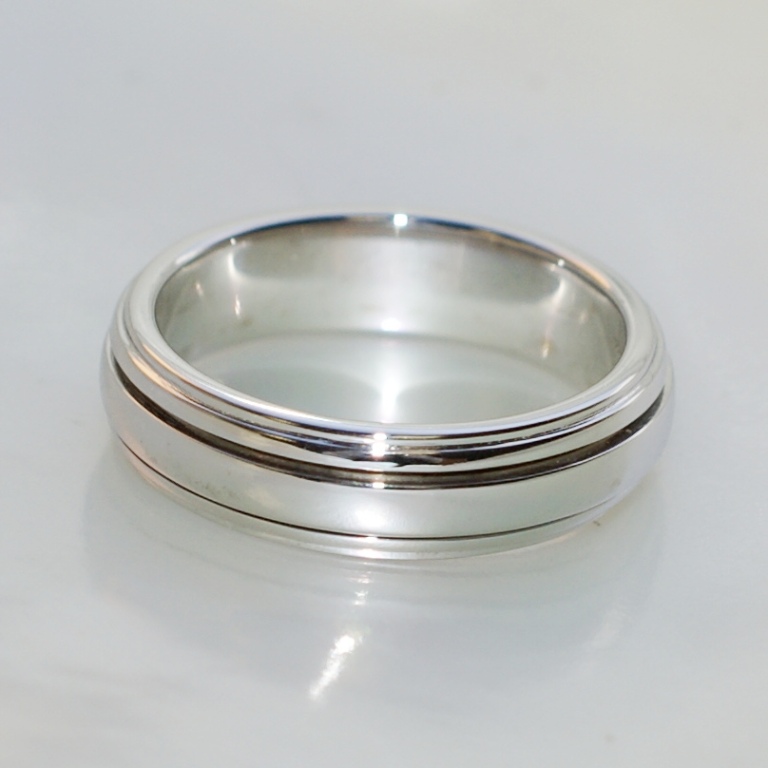Кольцо с крутящимся элементом на заказ (Вес 7,5 гр.)