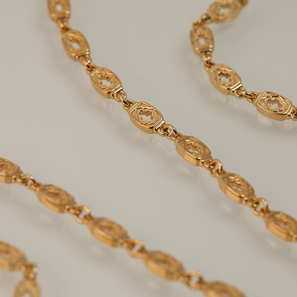 Золотая цепочка эксклюзивное плетение Иань на заказ (цена за грамм)