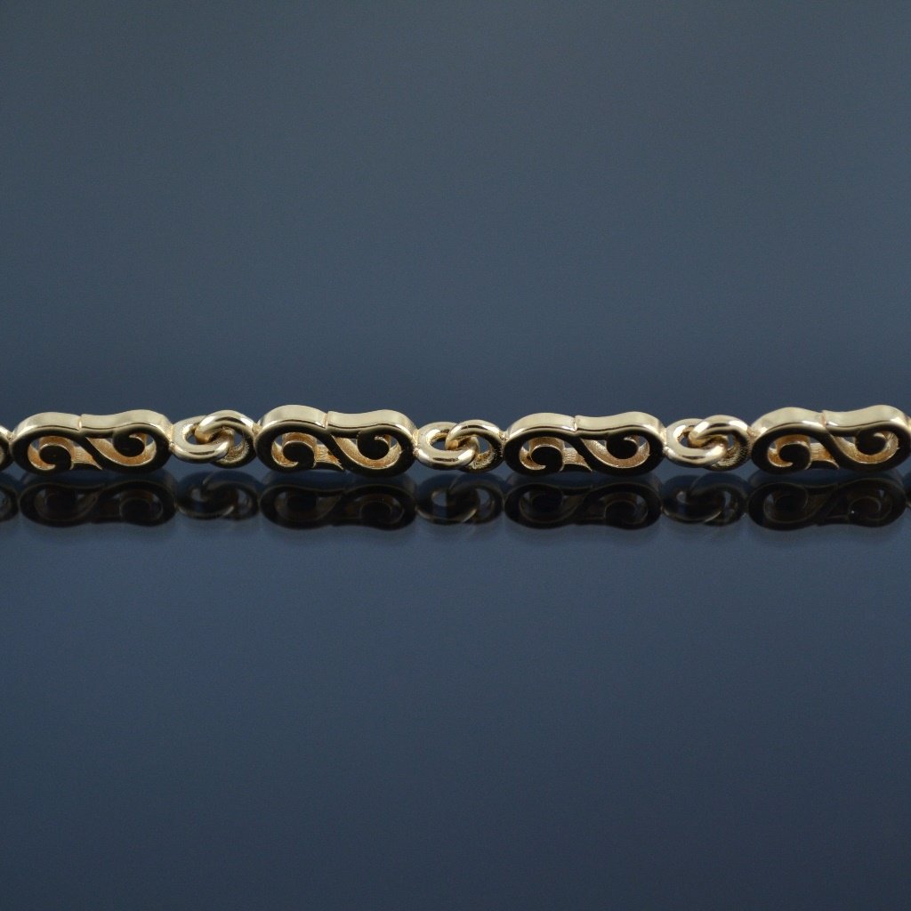 Золотая цепочка эксклюзивное плетение Тайкан на заказ (цена за грамм)