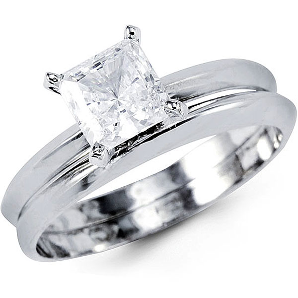 Помолвочное кольцо с бриллиантом 0,3 карат (Вес: 5 гр.)