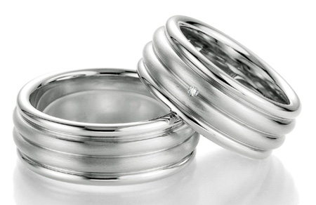 Обручальные кольца из серебра на заказ (Вес пары: 13 гр.)