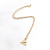 Стильный золотой кулон-подвеска в виде бумажного самолётика (Вес: 1,5 гр.)