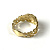 Именное золотое кольцо с бриллиантами, цветной эмалью, инициалами и площадкой под гравировку (Вес: 5 гр.)