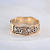Православное кольцо из красно-белого золота с бриллиантом, крестом и цветами (Вес 5 гр.)