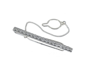 Зажим для галстука из серебра на заказ i458 (Вес: 10 гр.)