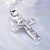 Нательный серебряный крест Спаси и сохрани с распятием (Вес 16 гр.)