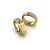 Матовые обручальные кольца из жёлтого золота с фасками по бокам (Вес пары: 13 гр.)