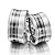 Широкие вогнутые обручальные кольца с чернением на заказ (Вес пары: 23 гр.)