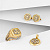 Подвеска из желтого и белого золота с бриллиантами и личной монограммой (Вес 9,6 гр.)