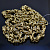 Золотая цепочка эксклюзивное плетение Краб с камнями: чёрными бриллиантами, изумрудами, рубинами и сапфирами (Вес 96 гр.)