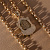Мужская нательная икона Святая Матрона с молитвой на обороте из золота с эмалью и бриллиантами (Вес: 35 гр.)