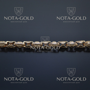 Золотая цепочка плетение Краб Малый Православный на заказ (цена за грамм)