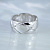Женское кольцо из белого золота с бриллиантами  (Вес: 8,8 гр.)