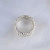 Широкое женское кольцо из белого золота с листьями и бриллиантами (Вес: 5 гр.)