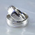 Обручальные кольца с рашпированной поверхностью и бриллиантами (Вес пары: 10 гр.)