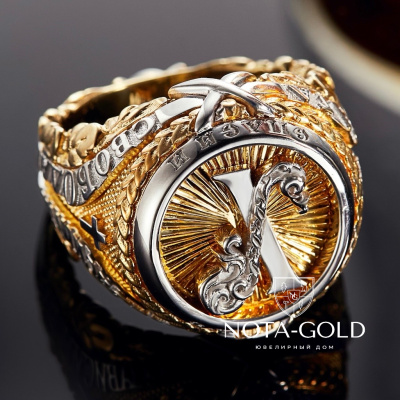Перстень фамильная драгоценность на заказ (Вес: 36 гр.) 