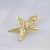 Золотая подвеска Морская звезда из жёлтого золота на заказ (Вес: 3 гр.)