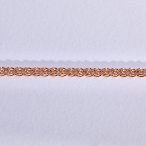 Цепочка из красного золота 585 пробы плетение Нонна станочное длиной 55 см (Вес: 5,04 гр.)