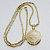 Медальон с инициалами под фото  на заказ (Вес: 21 гр.)