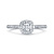 Помолвочное кольцо с россыпью бриллиантов 0,56 карат (Вес: 4 гр.)