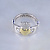 Кладдахское кольцо из жёлтого и белого золота с бриллиантом и гравировкой (Вес: 7,5 гр.)