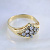 Эксклюзивное женское кольцо из двух видов золота с бриллиантами (Вес: 5,5 гр.)
