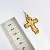 Крупный мужской золотой крестик с молитвой на обороте (13,5 гр.)