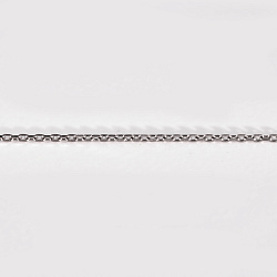 Цепочка из белого золота 585 пробы плетение Ролл мини-мини станочное длиной 61 см (Вес: 2,15 гр.)
