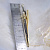 Золотой зажим для галстука Кинжал в ножнах из двух видов золота с бриллиантами (Вес: 12 гр.)