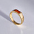 Перстень из желтого золота с рубином прямоугольной огранки (Вес 5,2 гр.)